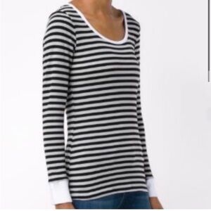 Frame Denim - Striped Long Sleeve Top - Size S - NET-A-PORTER - Excellent Shape